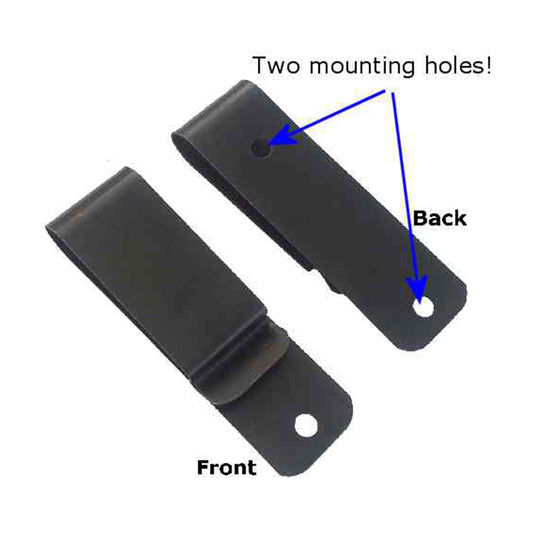 Metal Belt Clip (607BO2H), Tempered Belt Clip