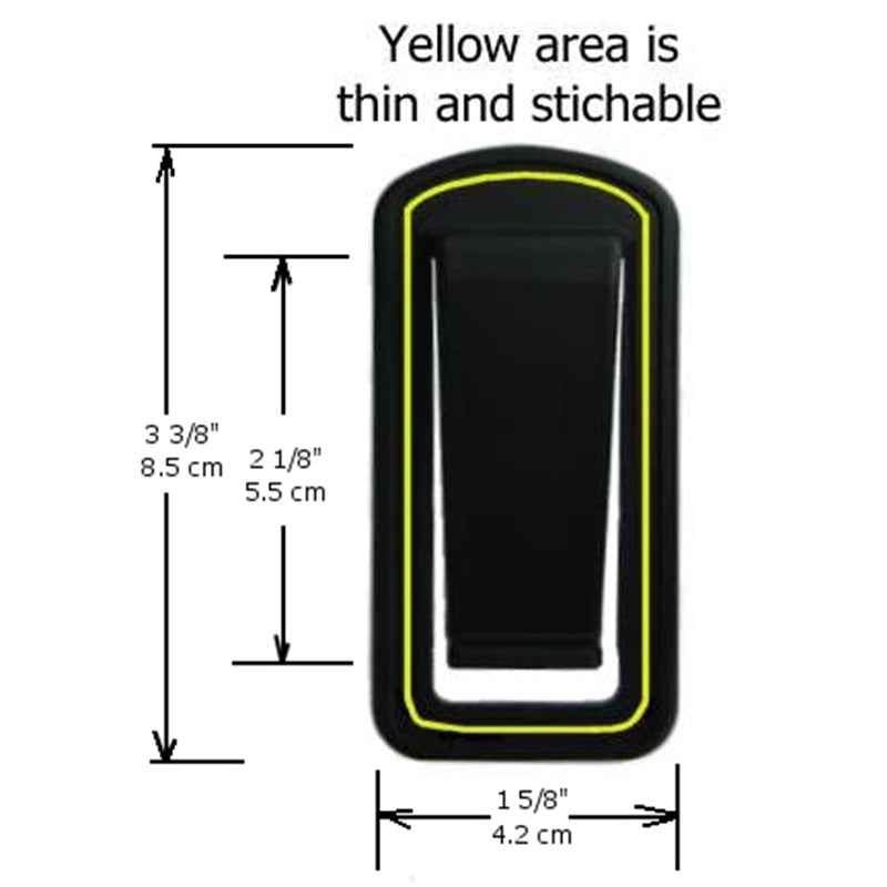 Sew-on Belt Clip for Quick Install - Sewable Accessory for Easy Installation