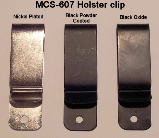Details about  / Two  Chrome Metal Belt  clips For holsters Or Pouches Or Cases