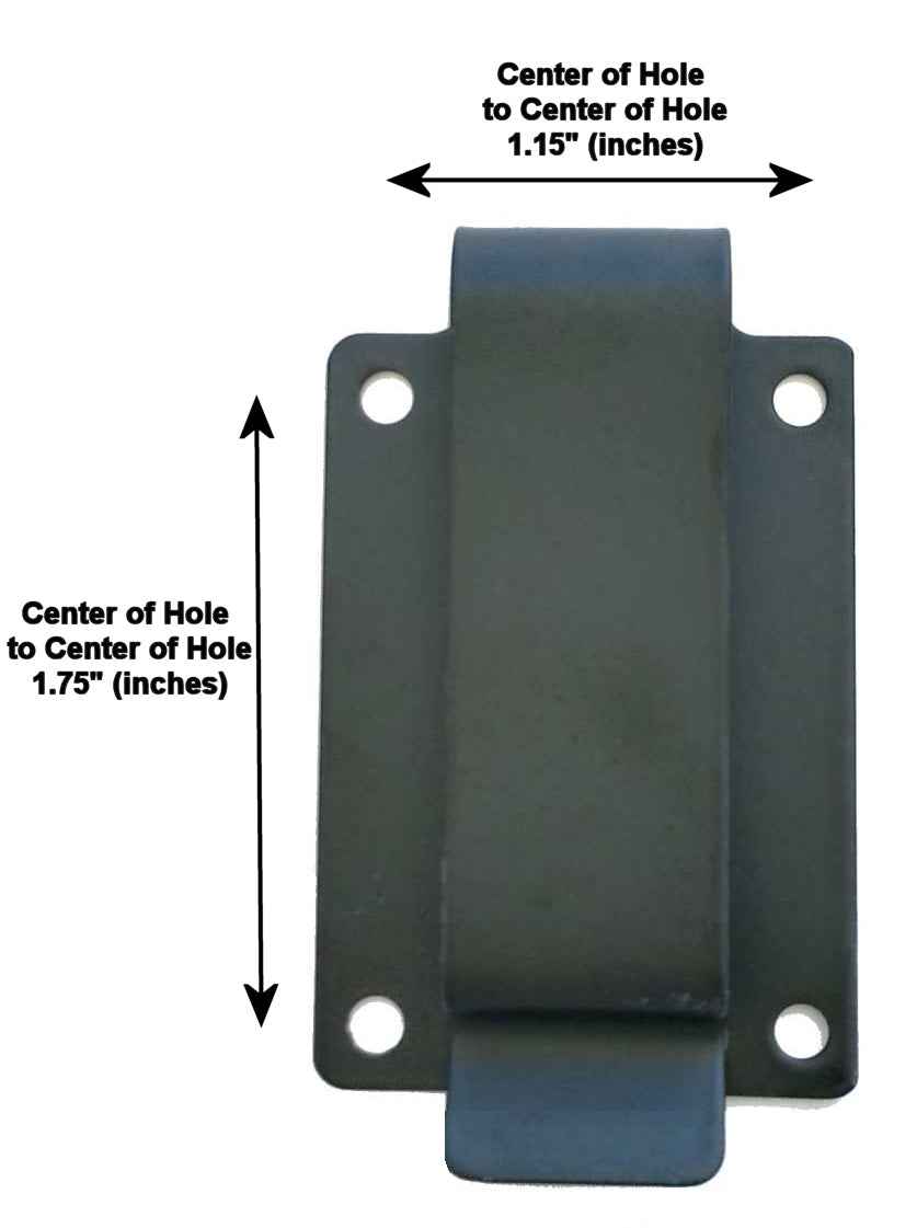 Metal belt tool/holster clip (620BP), Tempered Clip (US Made)