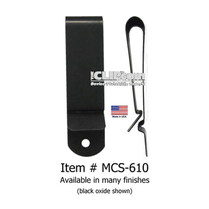 Metal Belt Holster Clip (610BP), Tempered (CHINA)