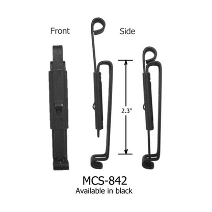 Metal Belt Clip with Slide ALICE Keeper Lock, Tempered Belt Clip